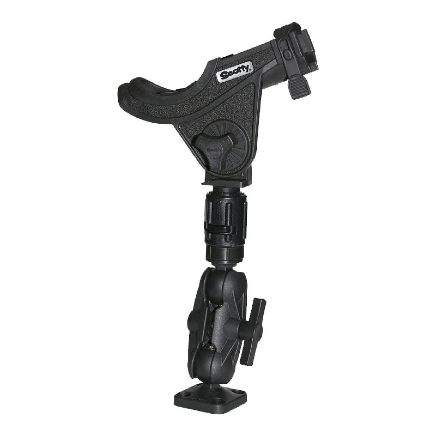 Scotty Монтаж за стойка Ball Mount With Gearhead -162 0162