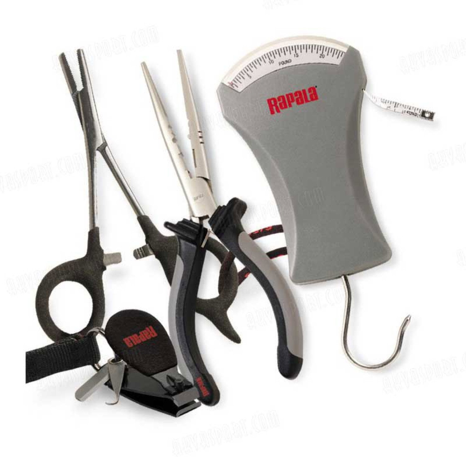 Комплект Rapala - клещи, форцепс, резачка, кантар RTC-6PFSC