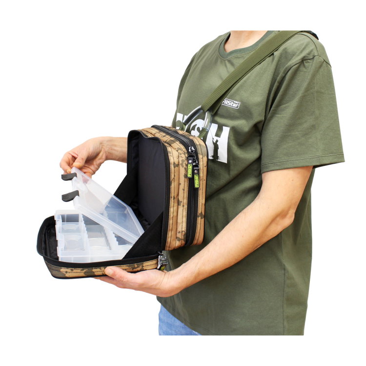 Чанта за спининг с 2 кутии FilStar KK 321 - Sling Bag KK 321