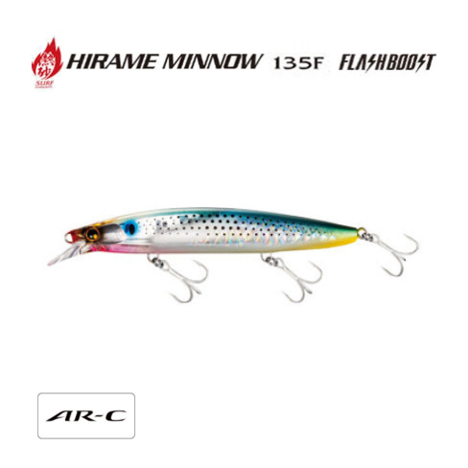 Воблер Shimano Hirame Minnow 135F Flash Boost - плуващ XF-313T - 80108