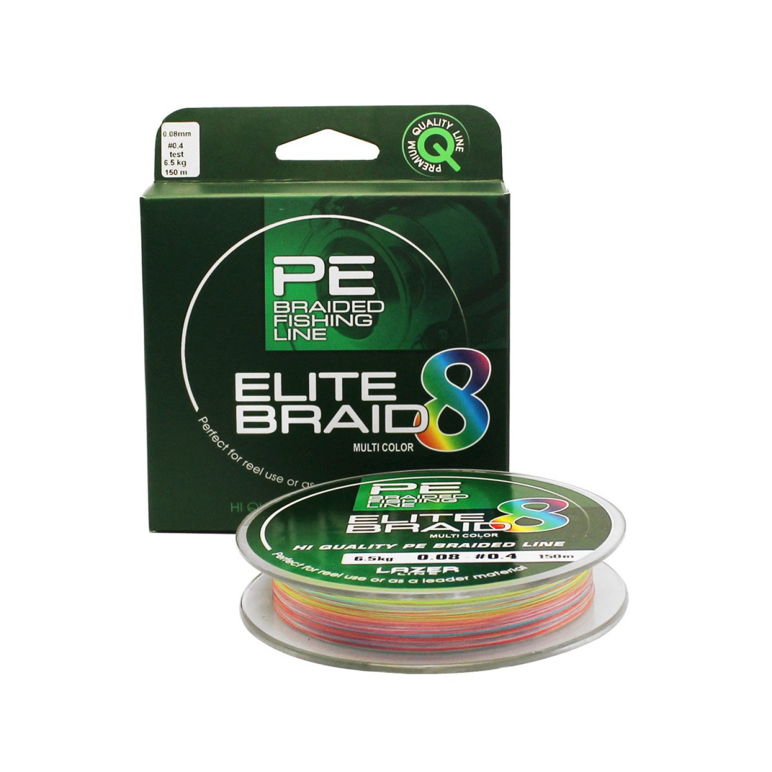 Плетено влакно Elite 8 Braid Multi Color 942401