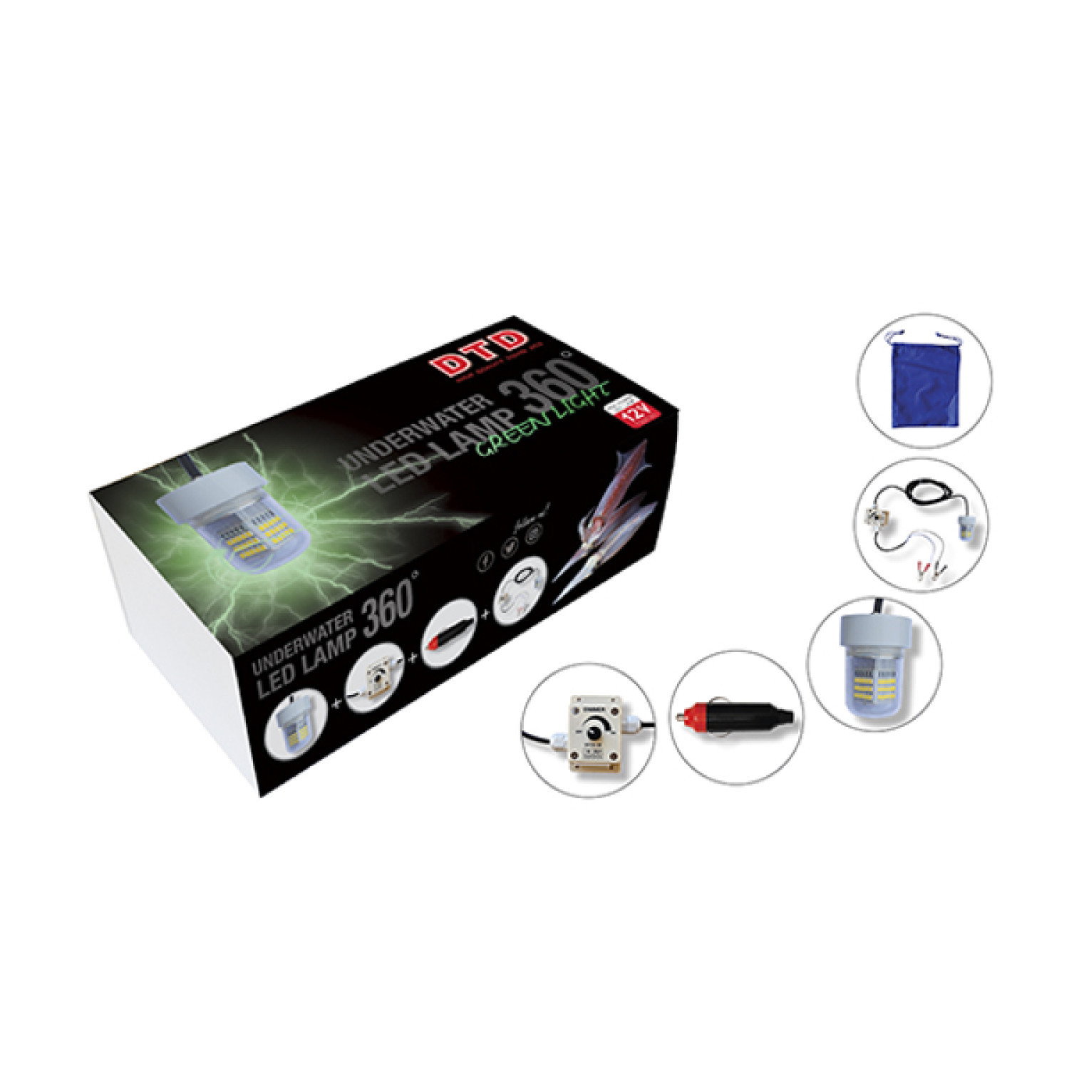 Лампа за калмари DTD LED Lamp - 360 40609