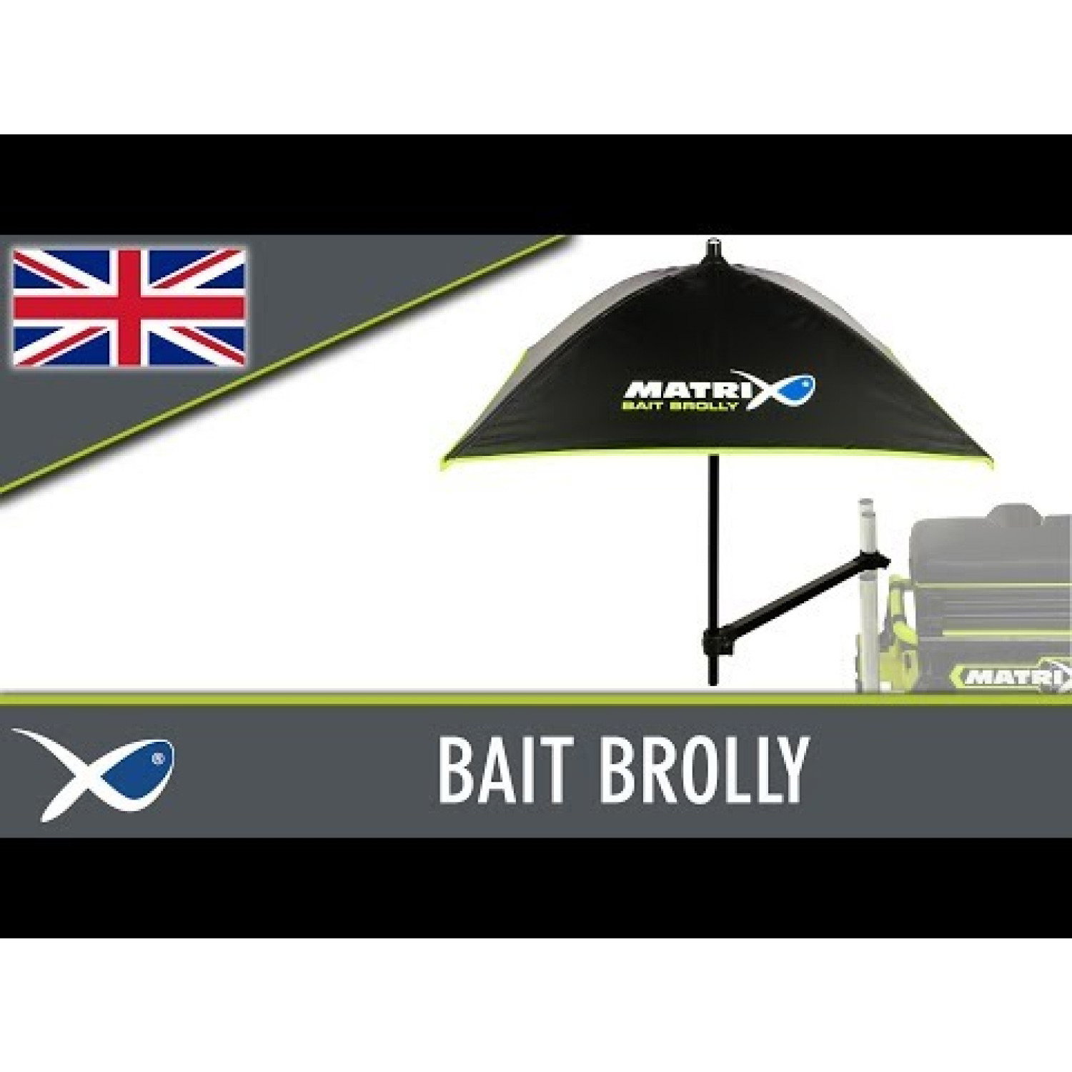 Чадър Matrix Bait Brolley & Support Аrm GUM008
