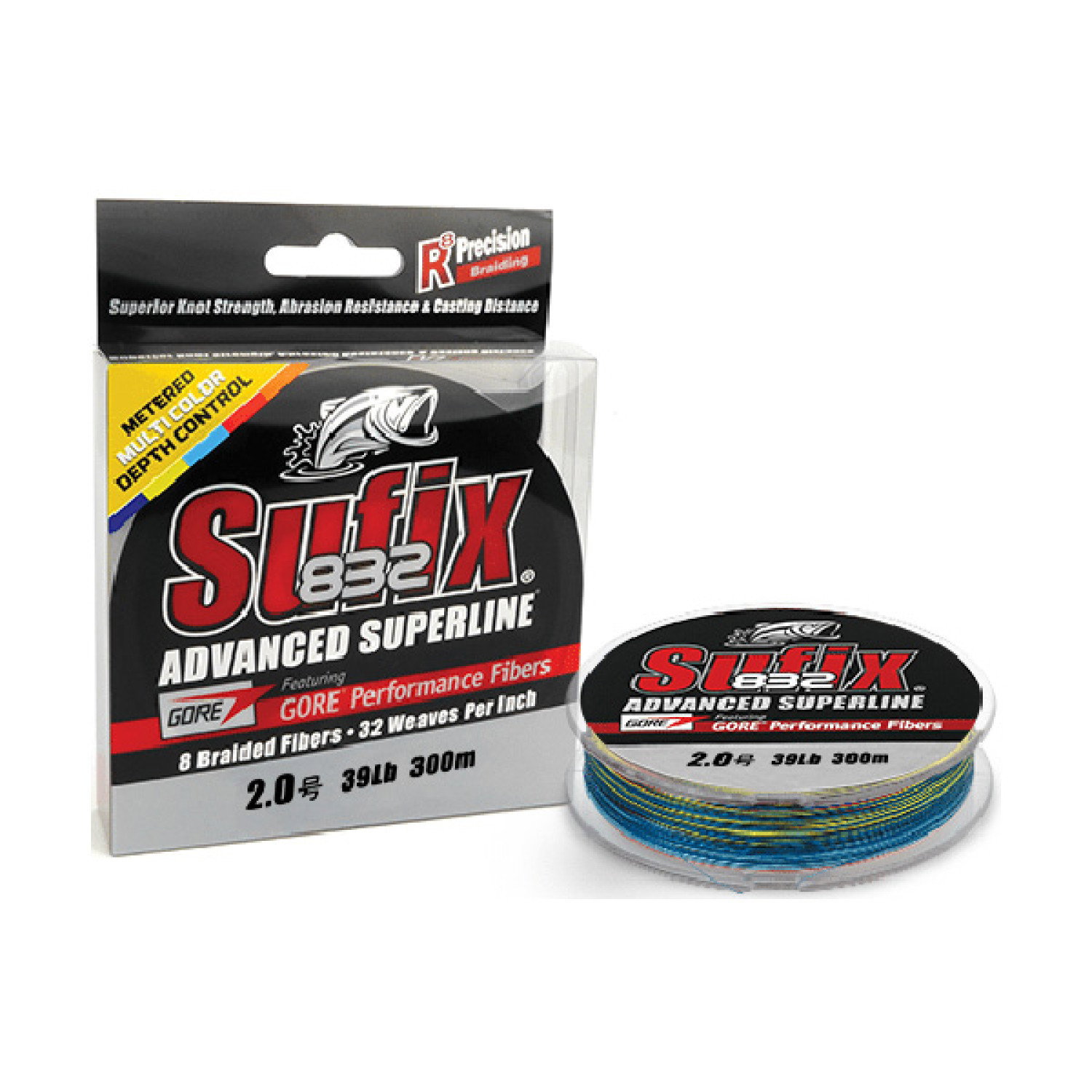 Плетено влакно Sufix 832 - Multicolour 944034