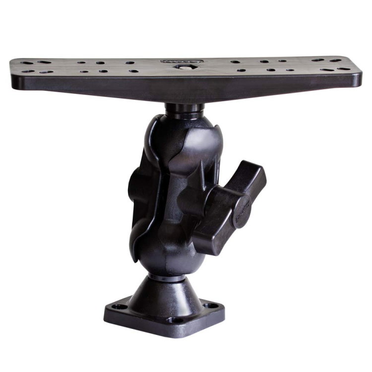 Стойка за сонар Scotty Ball Mount With Fish Finder Top Plate 173