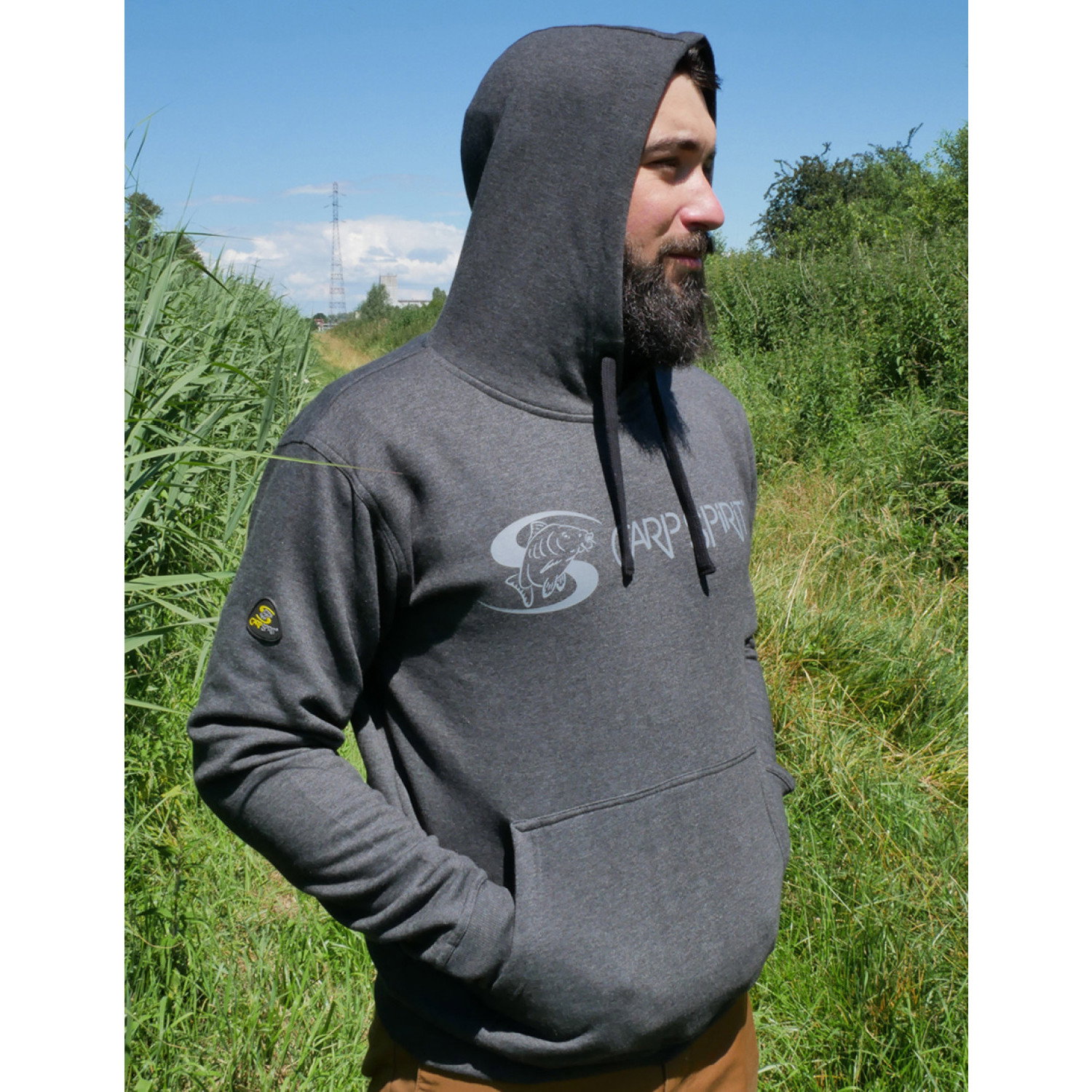 Суичър Carp Spirit Hoodie Charcoal ACS680070