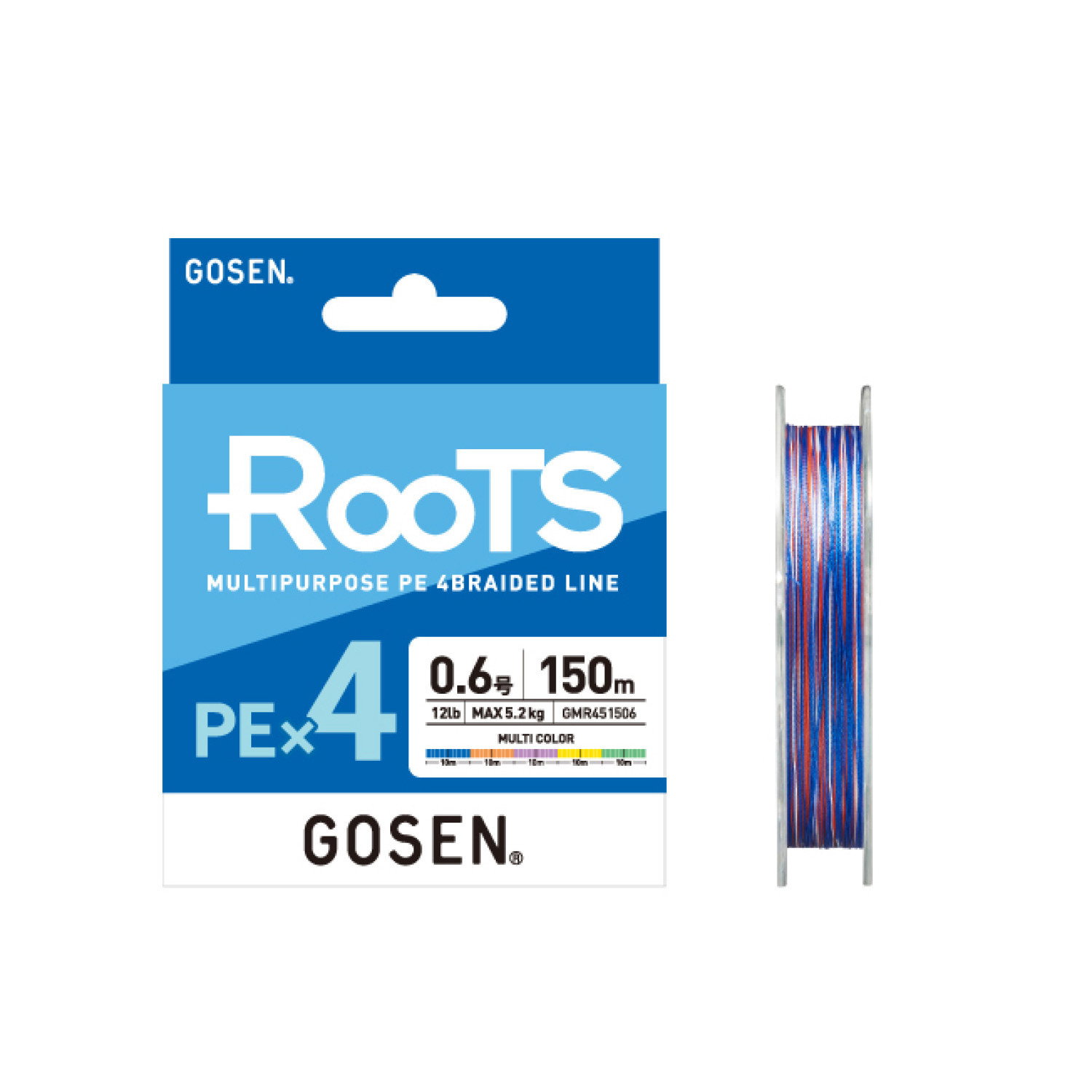 Плетено влакно Gosen Roots PE X4 951146