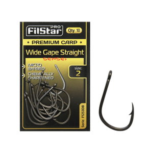 Куки F1253DB Premium Carp Wide Gape Straight 951339