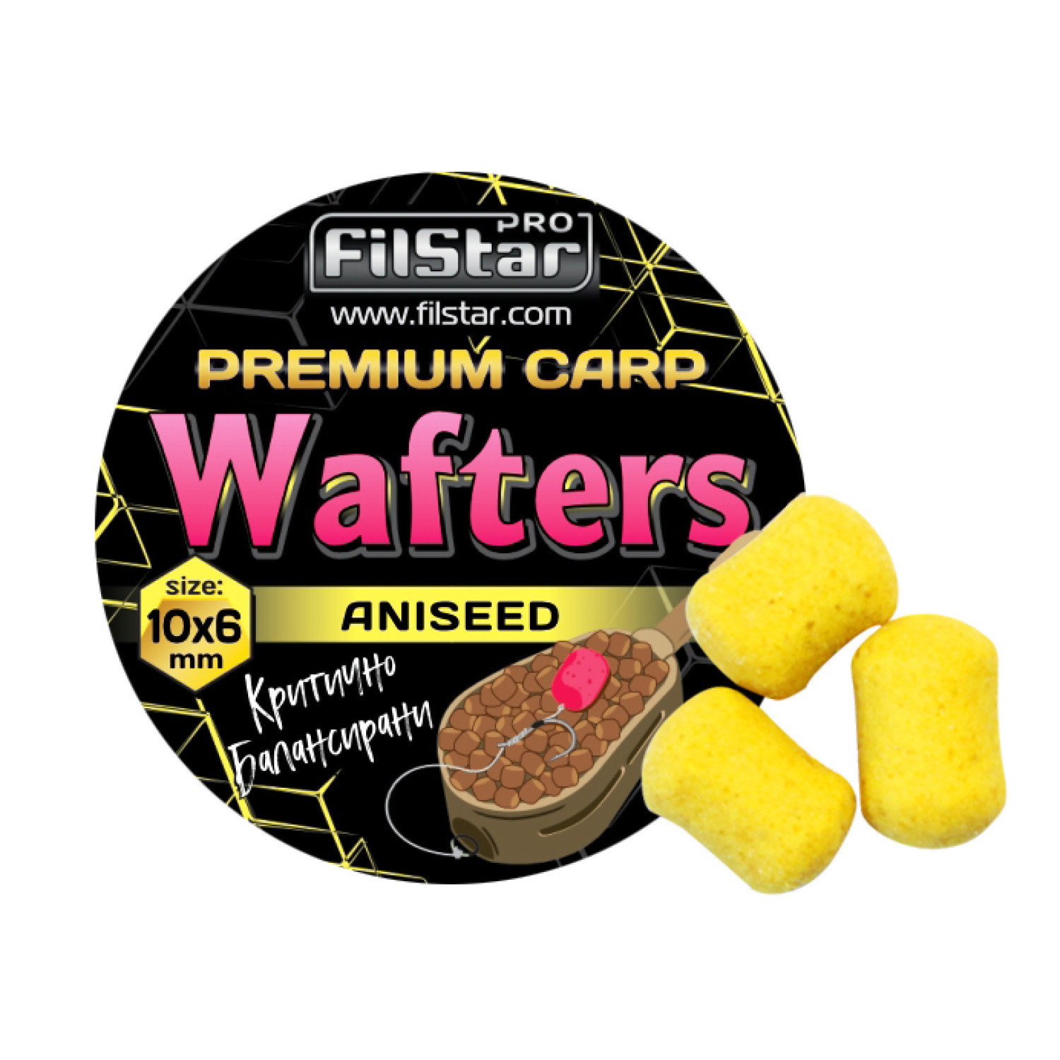 Дъмбели за фидер Wafters FilStar Premium Carp 956541
