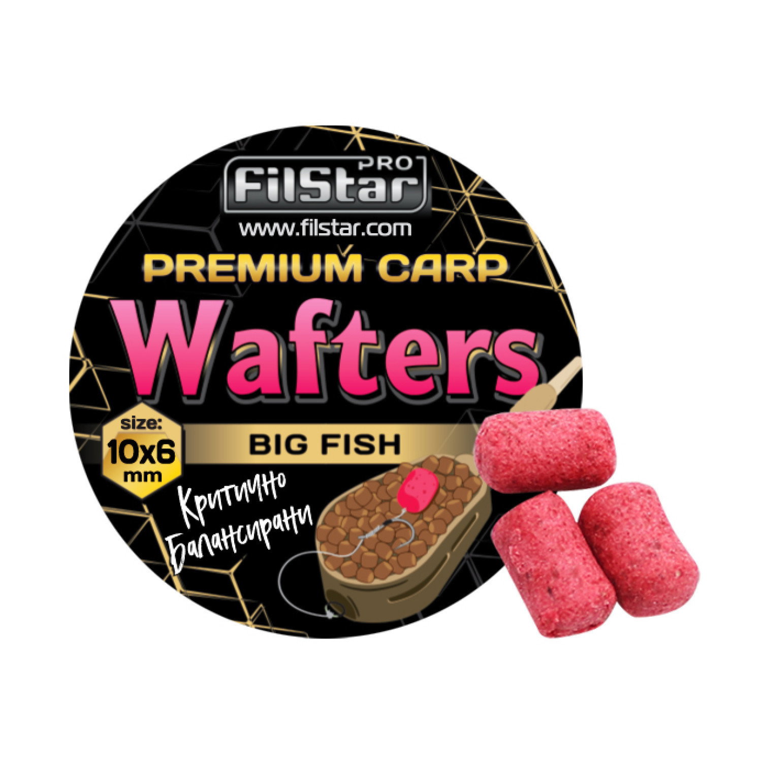 Дъмбели за фидер Wafters FilStar Premium Carp 952127