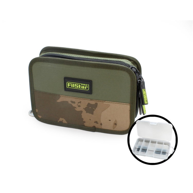 Класьор за блесни с кутия FilStar Desert Green 951343