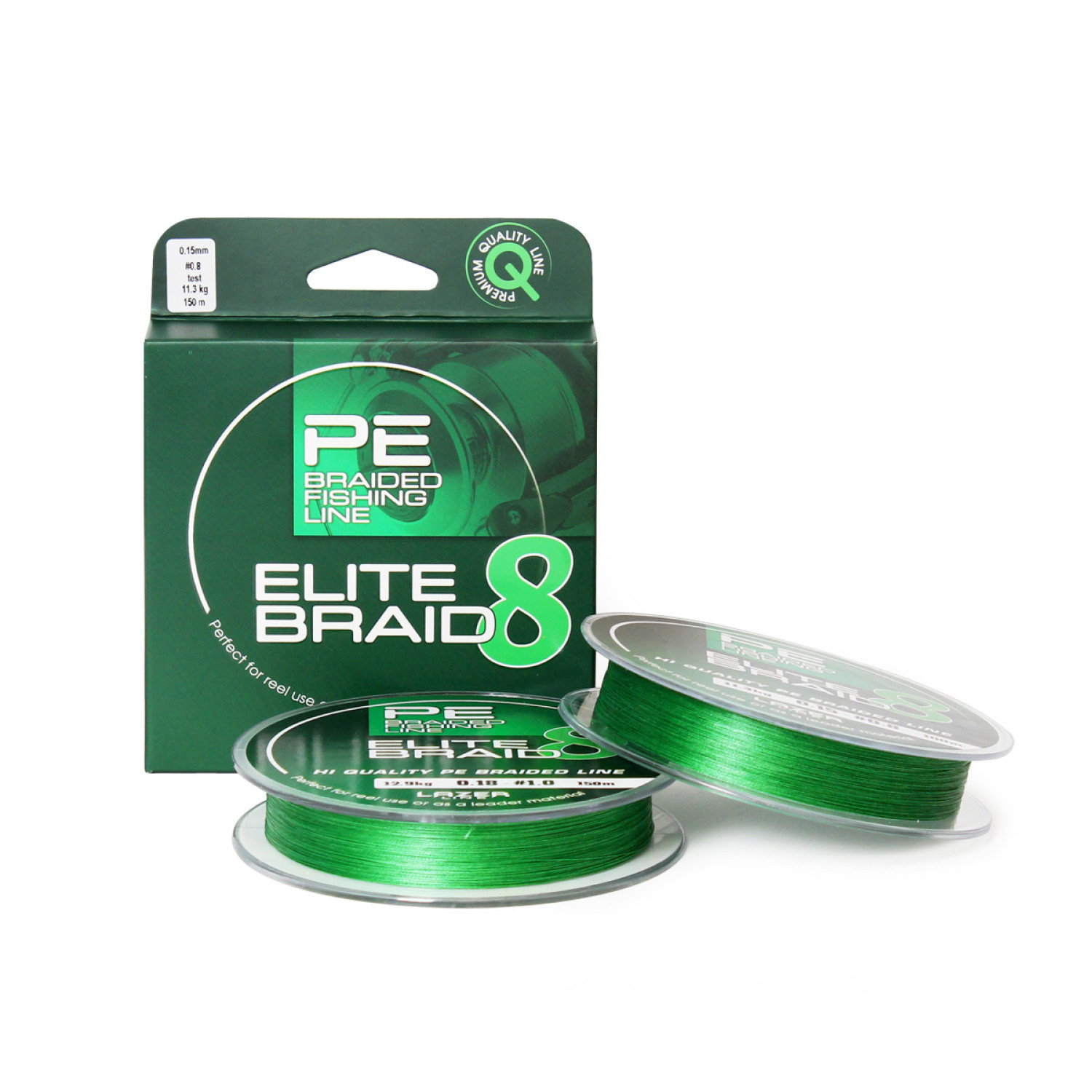 Плетено влакно Elite 8 Braid Moss Green 959417