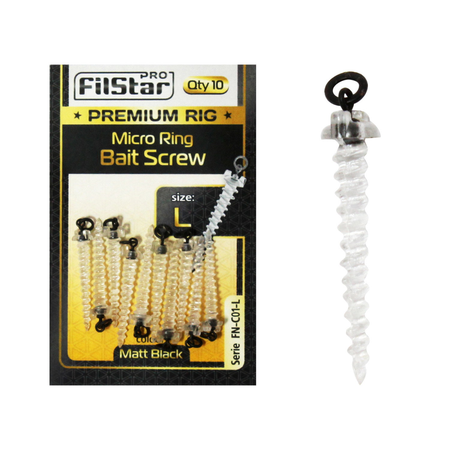 Винт за стръв Premium Rig Micro Ring Bait Screw FN-C01 955584