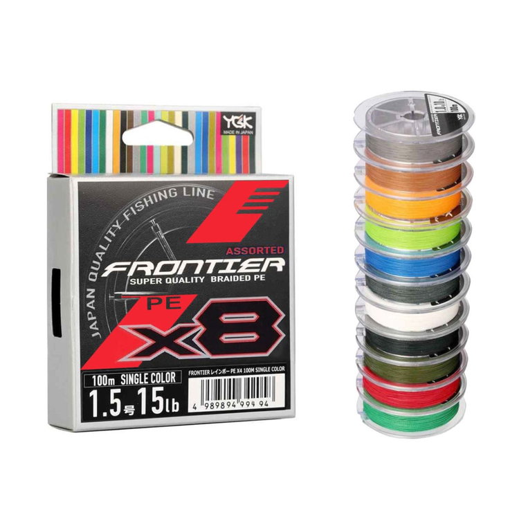 Плетено влакно YGK Frontier X8 - специална селекция 956013