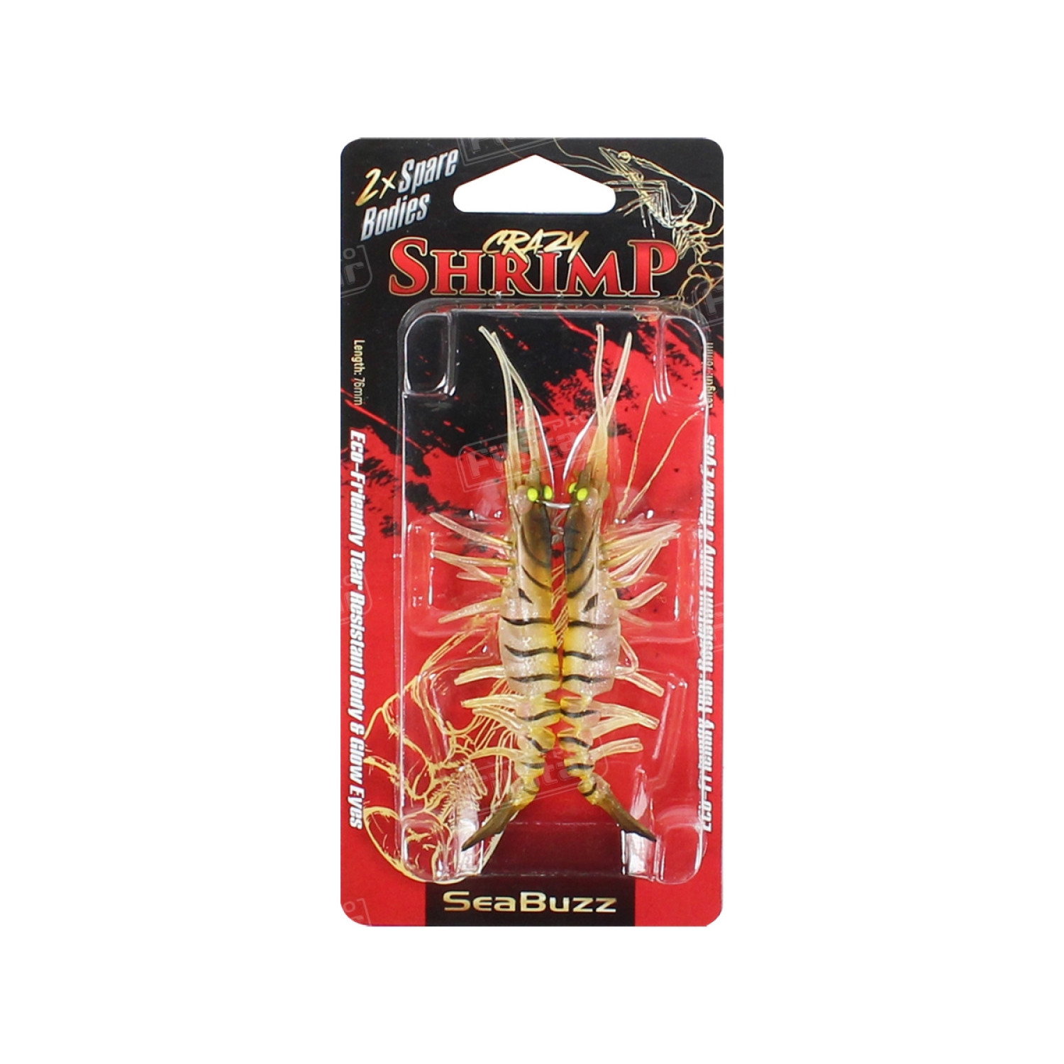 Силиконова скарида SeaBuzz Crazy Shrimp 957010