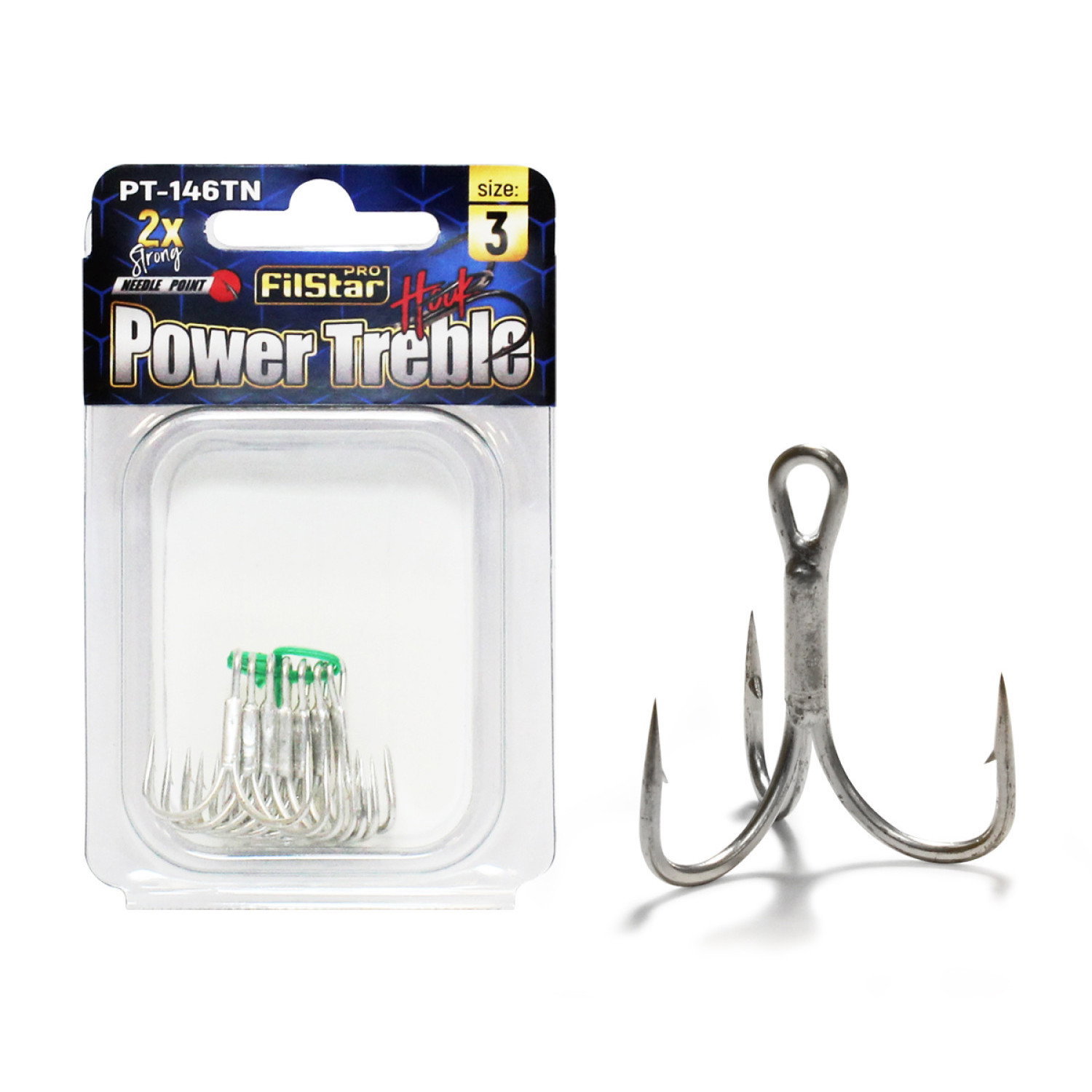 Тройни куки Power Treble PT-146TN-2X 956362