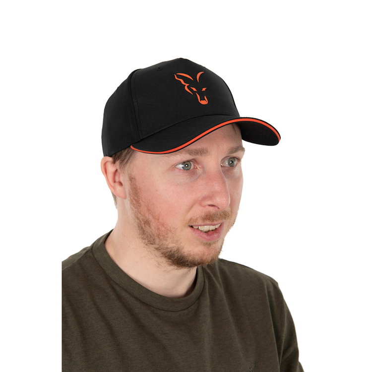 Шапка Fox Collection Baseball Cap Black/Orange CHH015