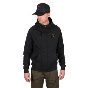 Суичър Fox Collection LW Hoody Black & Orange CCL194