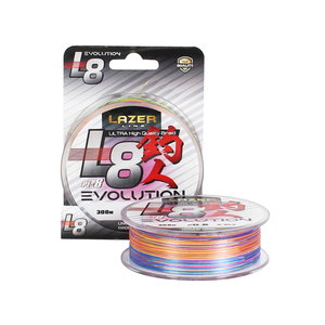 Плетено влакно Lazer PE L8 Evolution Multicolour 958153