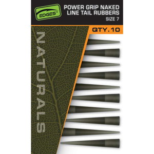 Конусовиден шлаух Fox Edges Naturals Power Grip Size 7 Naked Line Tail CAC844