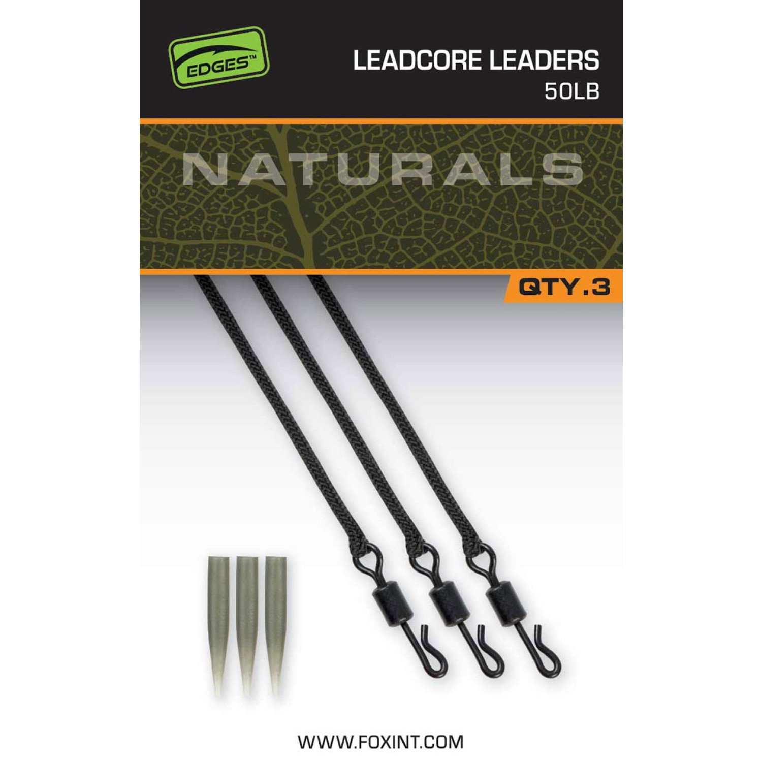 Готов монтаж Fox Edges Naturals Leadcore Leaders CAC854