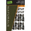 Комплект за монтаж Fox Naturals Slik Lead Clips & Pegs CAC831