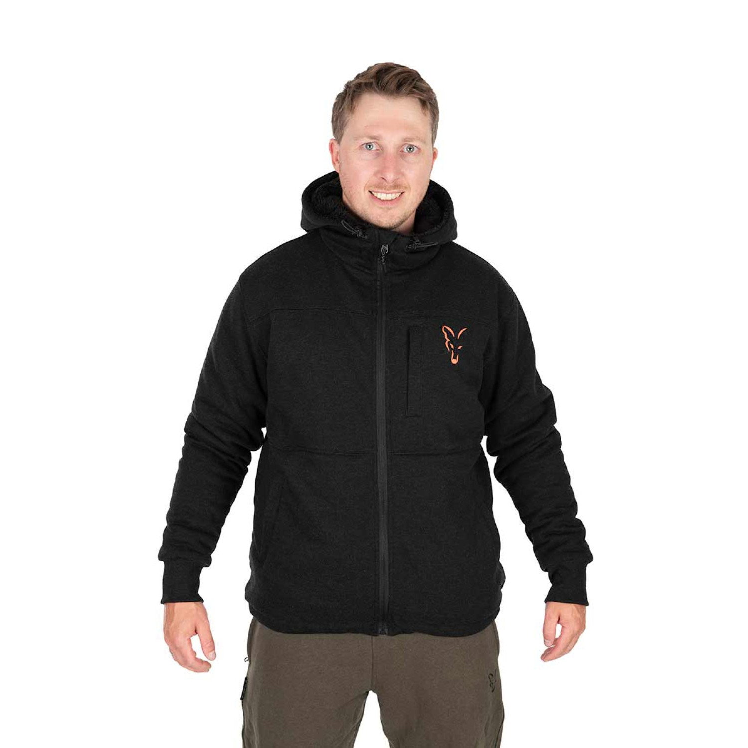 Яке Fox Collection Sherpa Jacket Black & Orange CCL275