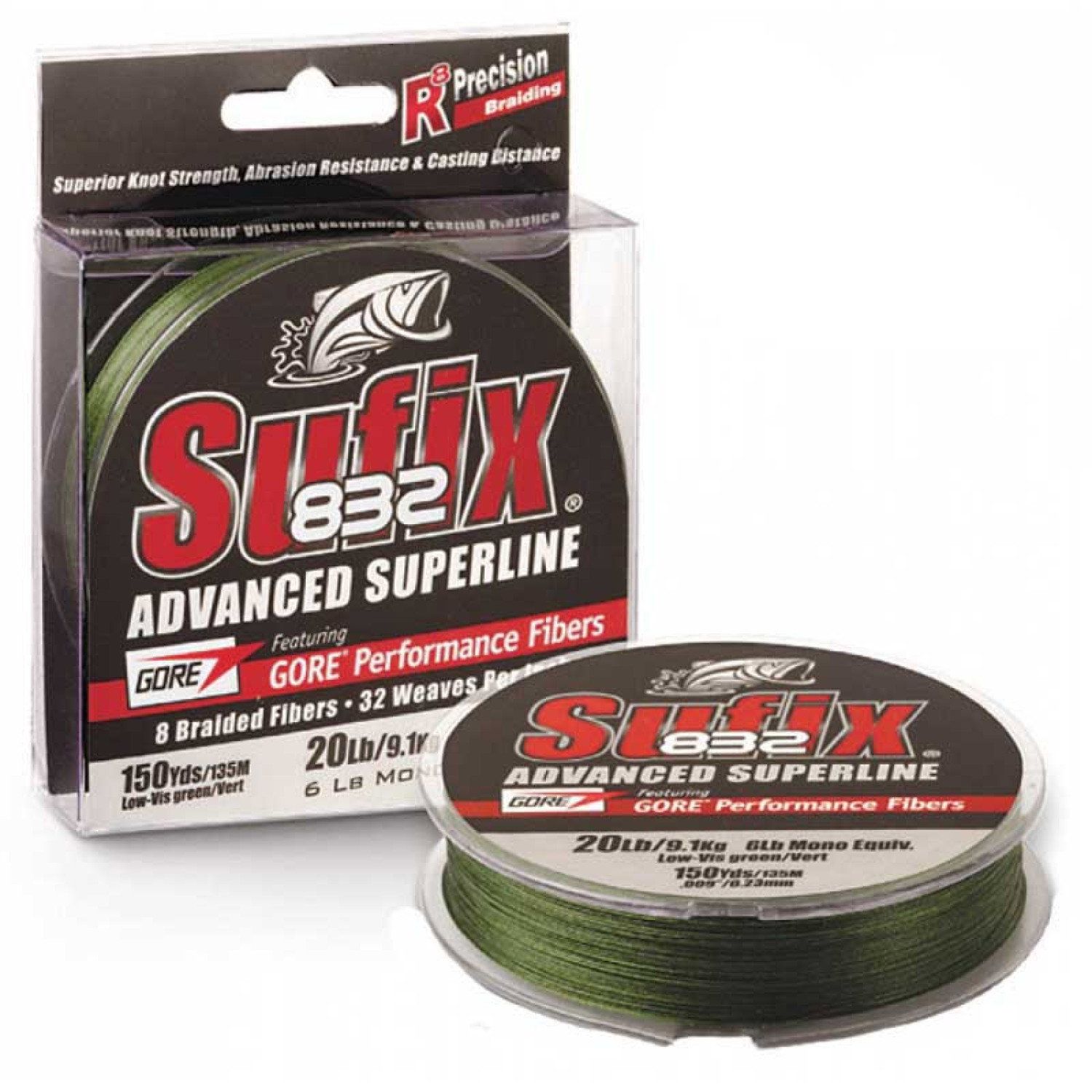 Плетено влакно Sufix 832 - Olive 933984