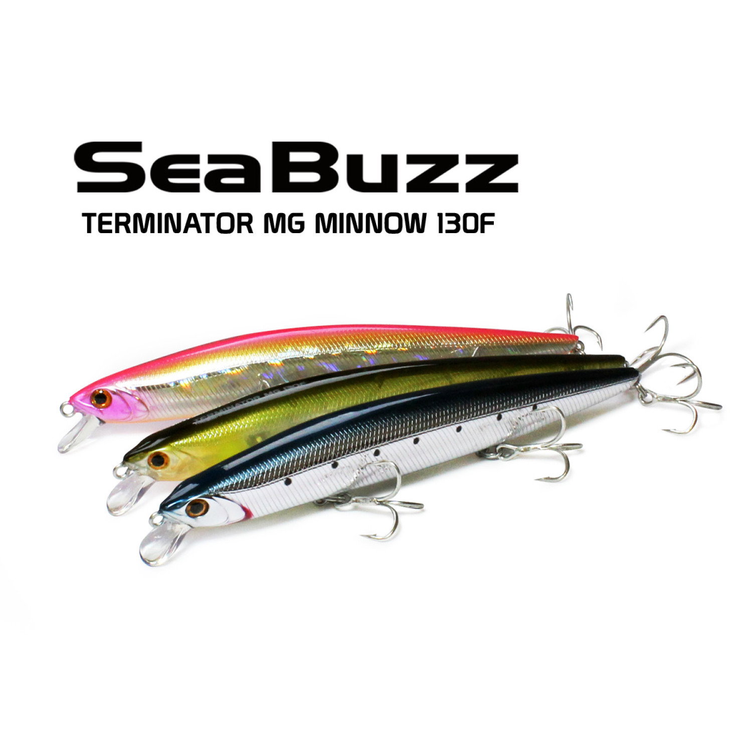 Воблер Sea Buzz Terminator MG Minnow 130F 936195