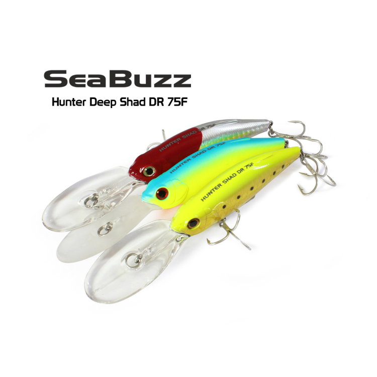 Воблер Sea Buzz Hunter Deep Shad DR 75F 956388