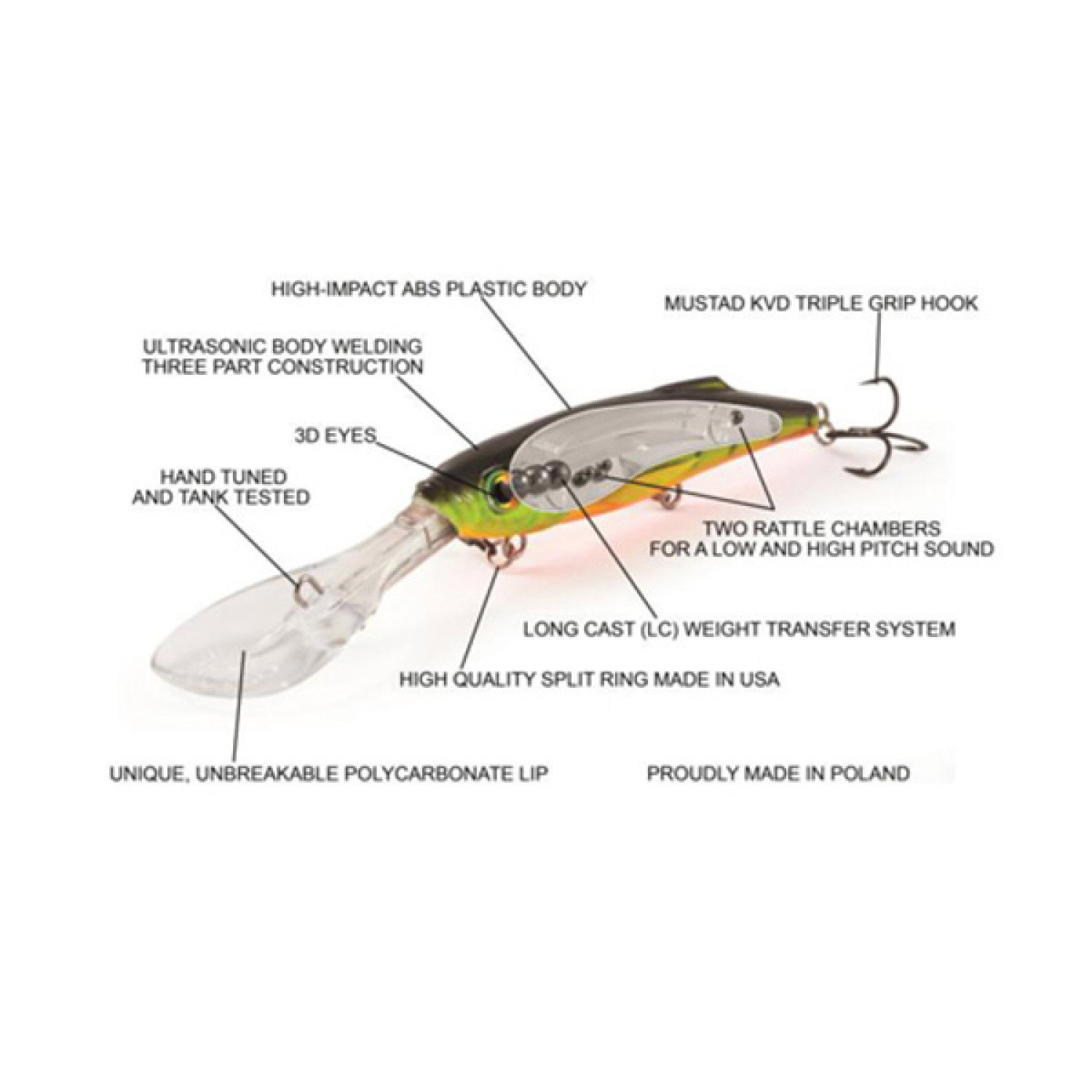 Воблер Freediver Super Deep Runner 12 cm - плуващ QFD203