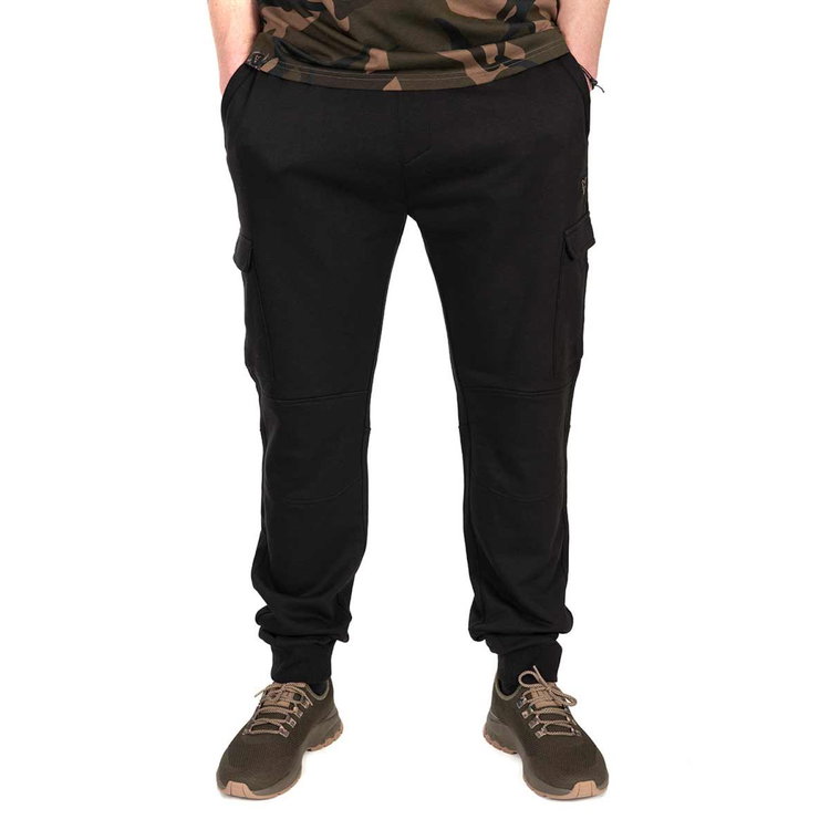 Панталон Fox LW Black/Camo Combat Joggers CFX315