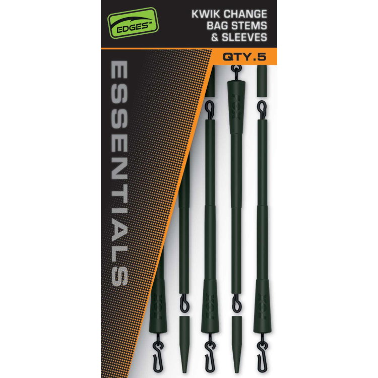 Монтаж за PVA Fox Edges Kwik Change Bag Stems and Sleeves CAC879