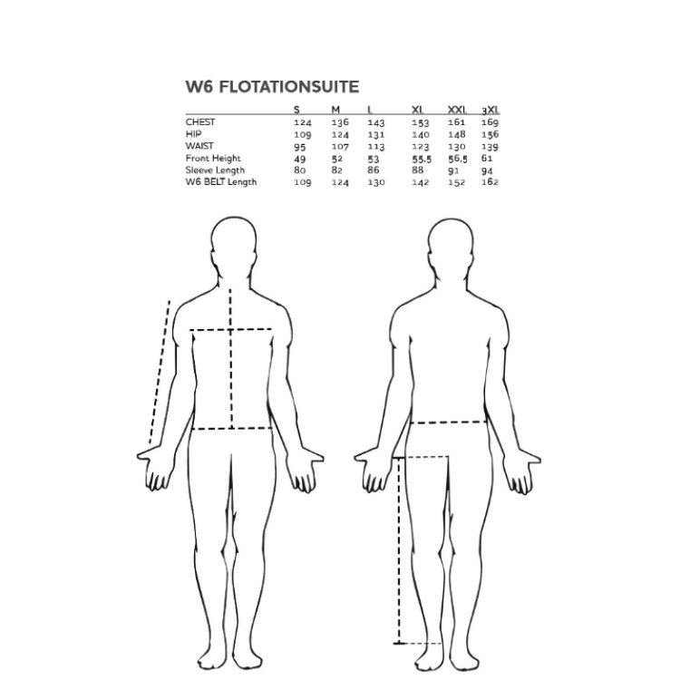 Плуващ костюм Westin W6 Flotation Suit Midnight Sun A01-410-XL