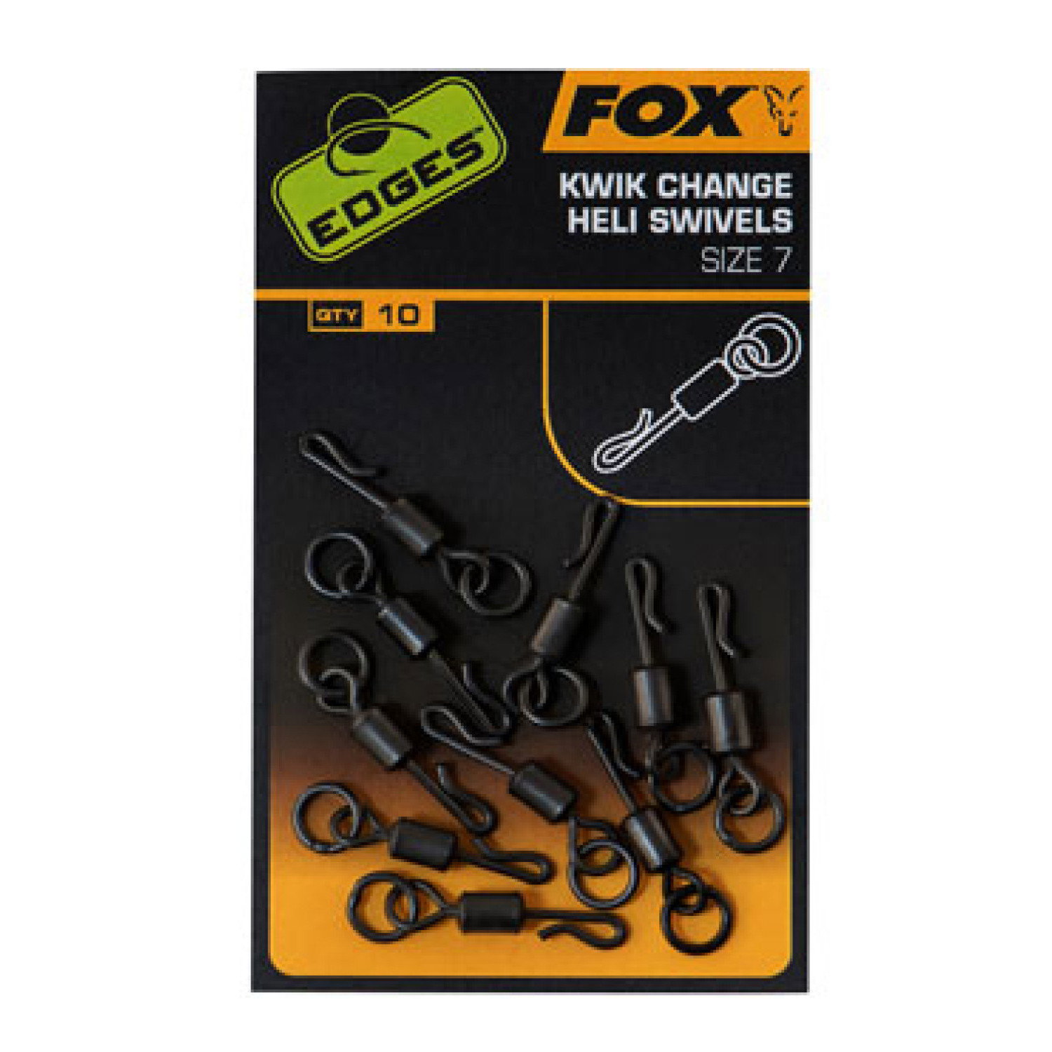Вирбели Fox Edges Kwik Change Heli Swivels CAC700