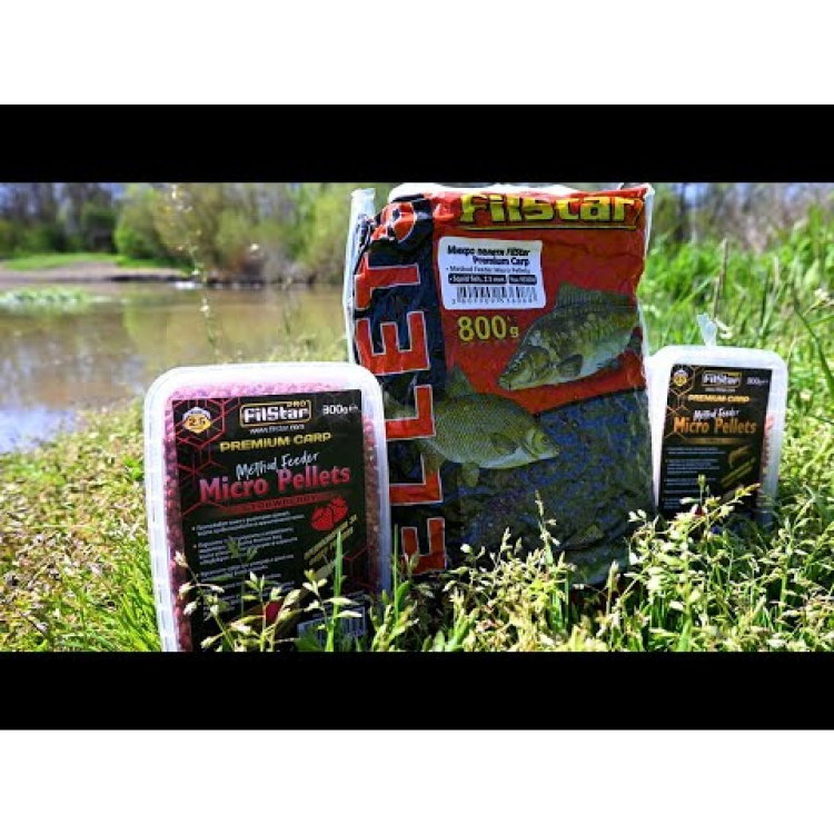 Микро пелети FilStar Premium Carp Method Feeder Micro Pellets 953540