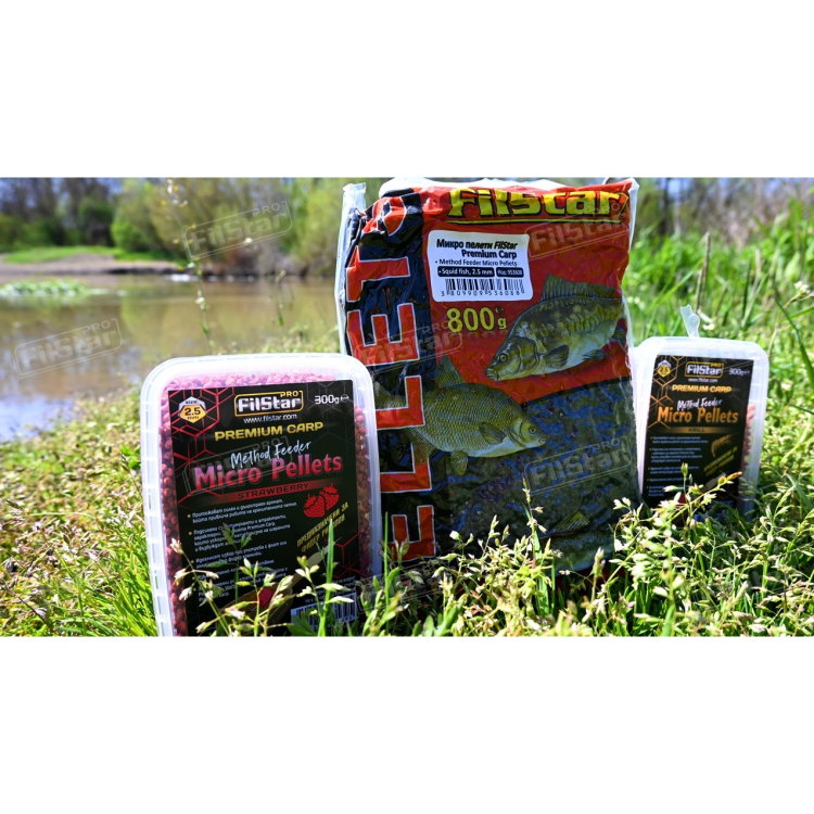 Микро пелети FilStar Premium Carp Method Feeder Micro Pellets 953540