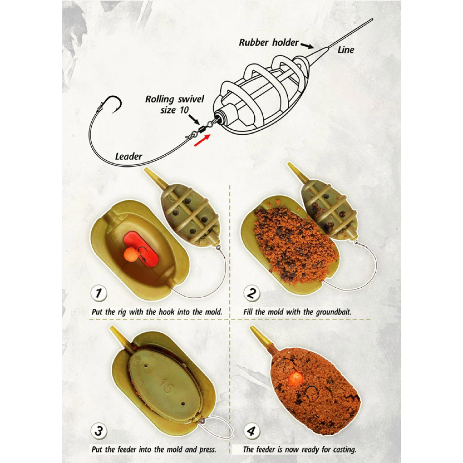 Фидер комплект FilStar InLine Method Feeder Set 952644