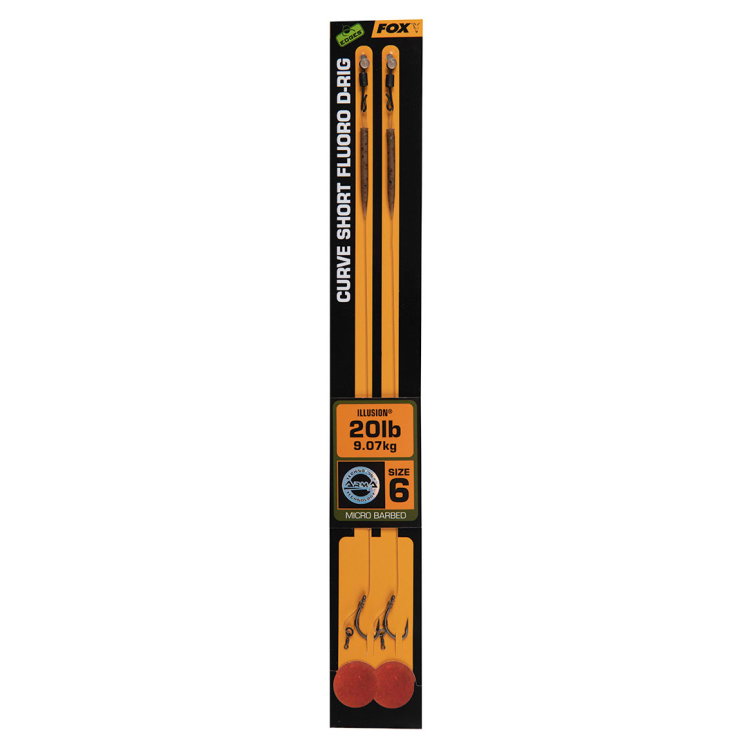 Монтаж Fox Curve Short Fluoro D-Rigs CCR185