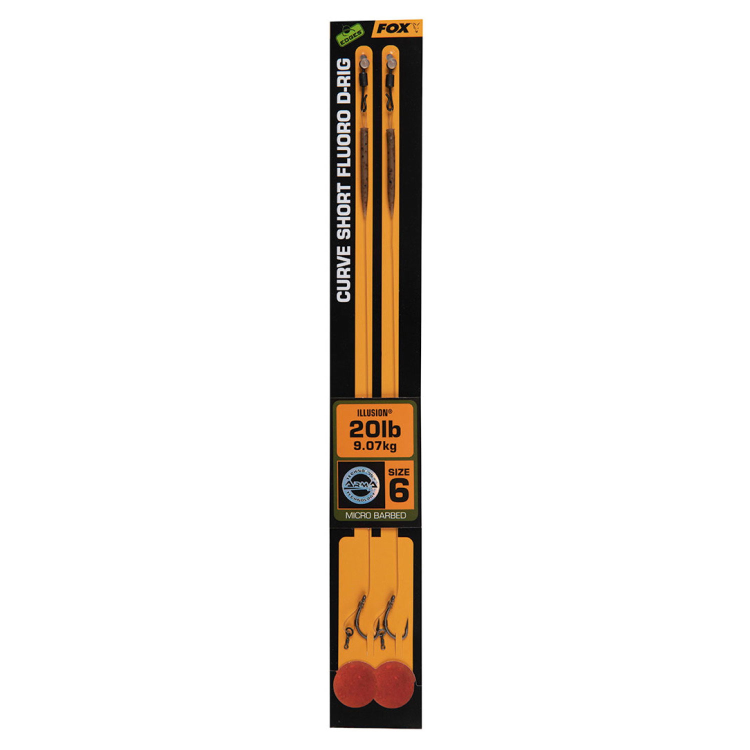 Монтаж Fox Curve Short Fluoro D-Rigs CCR185