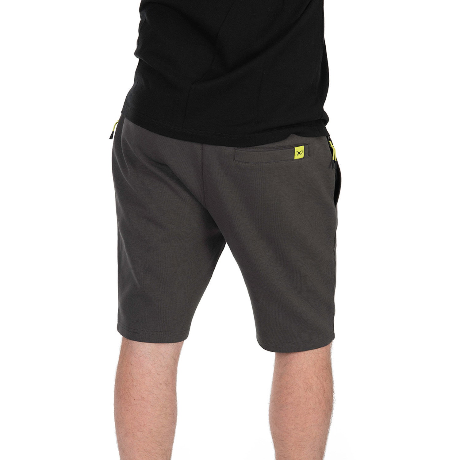 Къси панталони Matrix Jogger Shorts, Dark Grey / Lime GPR313