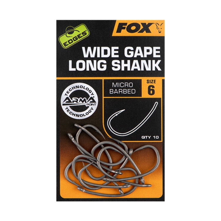 Куки Fox Edges Super Wide Gape Long Shank CHK251