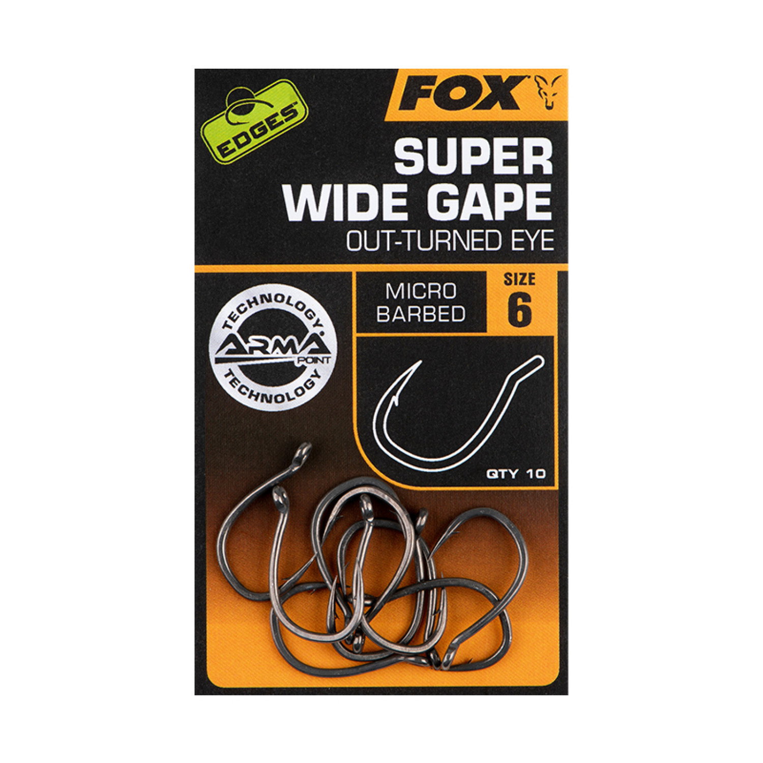 Куки Fox Edges Super Wide Gape, Out Turned Eye CHK245