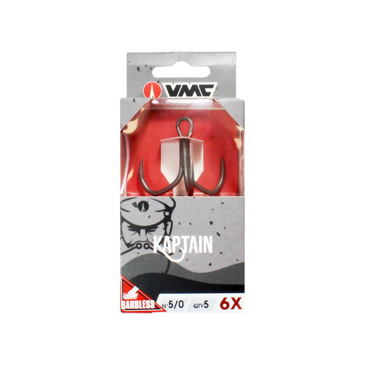 Тройни куки VMC 7570B CT Kaptain 6X Barbless 956407