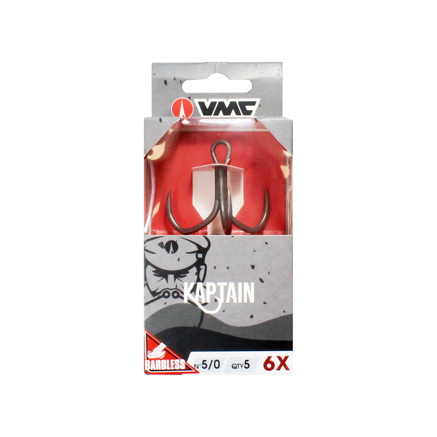 Тройни куки VMC 7570B CT Kaptain 6X Barbless 956407