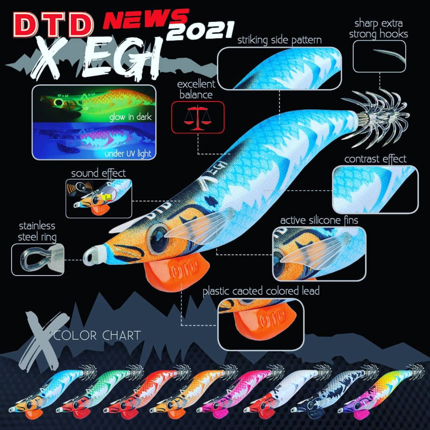 Калмарка DTD X Egi 20835-RH