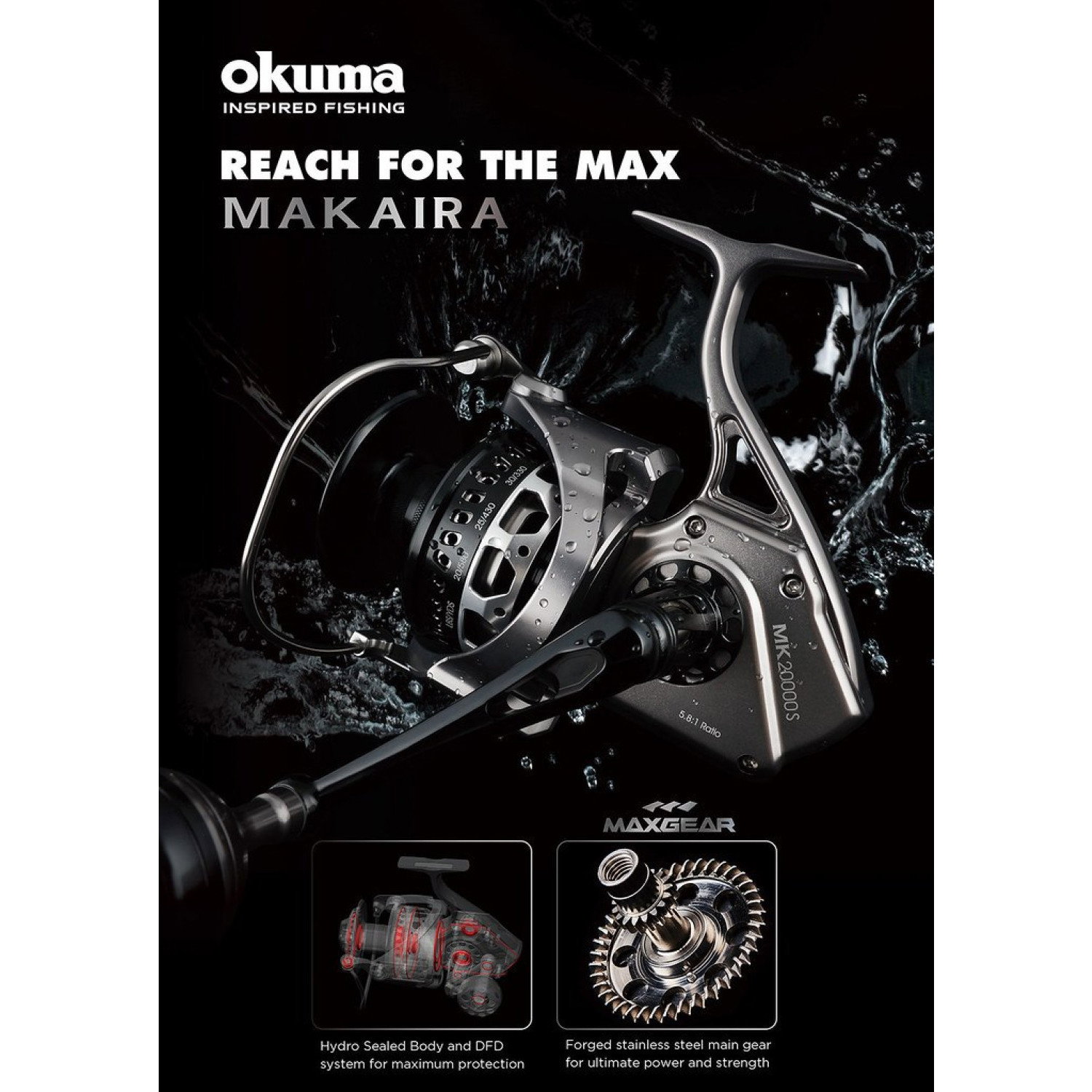 Макара Okuma MAKAIRA MK-10000L
