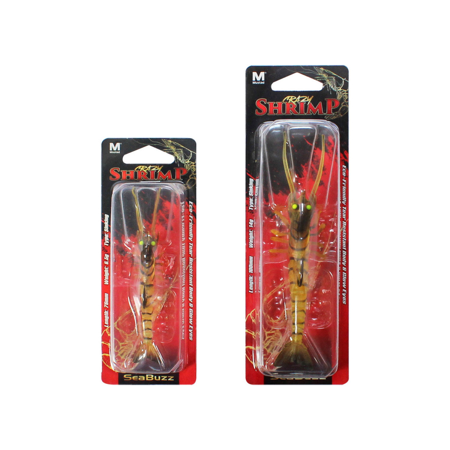 Силиконова скарида SeaBuzz Crazy Shrimp 955597