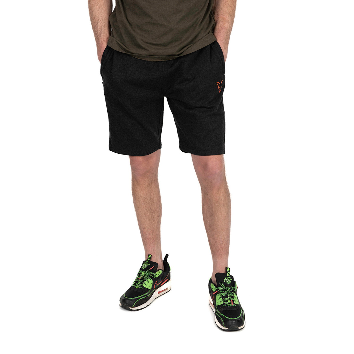 Къси панталони Fox Collection LW Jogger Short Black & Orange CCL218