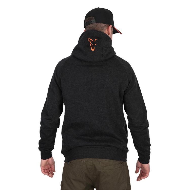 Суичър Fox Collection LW Hoody Black & Orange CCL191